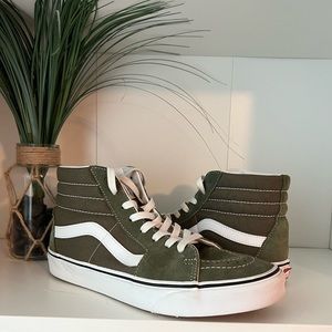 green high top vans